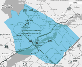 Map of our territory